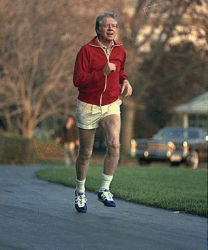 Jimmy Carter als Jogger