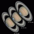 Polarlichter des Planeten Saturn