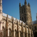 Blick auf die Kathedrale von Canterbury