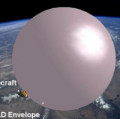Helium-Ballon bremst Satellit 