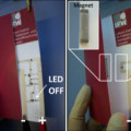 Gedruckter Magnetsensor schaltet Leuchtdiode