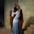 Il Bacio (Der Kuss) von Francesco Hayez, Öl auf Leinwand