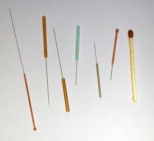 Akupunkturnadeln verschiedener Größe
