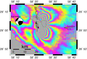 Bam-Erdbeben im Blick des Radarsatelliten Envisat