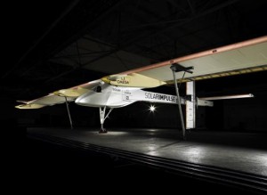 Der Prototyp des Solarflugzeugs 