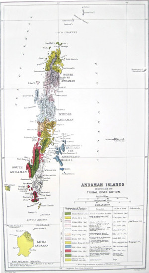 Die Andaman-Inseln im Indischen Ozean