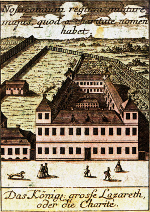 Berliner Charité im Jahr 1740