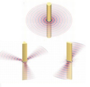 Je nach äußerer Geometrie der neuen Lichtleiter mit akustischen Eigenschaften ließe sich auch die Abstrahlung der Schallwellen steuern.