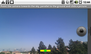 Screenshot der Staub-App auf einem Smartphone
