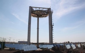 Solares Turmkraftwerk in Masdar-City