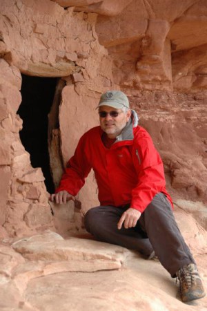 David Strayer auf einem Wandertrip in der Wildnis von Utah.