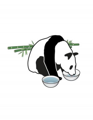 Die Pandas hatten die Wahl zwischen zwei Schüsseln - eine mit purem Wasser, die andere auf unterschiedliche Weise gesüßt.