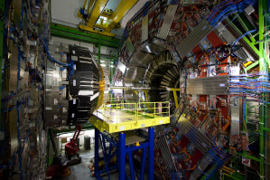 Der CMS-Detektor (Compact Muon Solenoid) am CERN