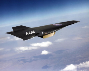 Unbemannter Hyperschall-Jet X-43A der Nasa: Beim einem Testflug 2004 erreichte die X-43 die zehnfache Schallgeschwindigkeit. (Coulage)