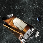 Künstlerische Darstellung des Weltraumteleskops Kepler