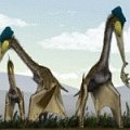 Riesenflugsaurier der Gattung Quetzalcoatlus 