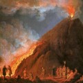 Ausbruch des Vesuv 1774, Gemälde von Jakob Philipp Hackert, 1774