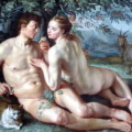 Einer Versuchung nicht widerstehen zu können, ist für die Menschen offenbar schon seit grauer Vorzeit ein Problem. (Gemälde von Hendrik Goltzius, 1616)