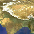 Indien taucht unter Eurasien ab
