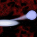 Das Vorläufersystem von Typ-Iax-Supernovae besteht wahrscheinlich aus einem Weißen Zwerg, der solange Masse von einem Begleitstern abzieht, bis seine äußeren Schichten explodieren. 
