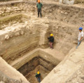 Ausgrabungen in Ceibal, Guatemala