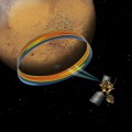 Der Mars Reconnaissance Orbiter misst unter anderem die Temperaturen auf dem Roten Planeten. In seinen Daten fanden Forscher Hinweise auf halbtägliche Temperaturschwankungen.
