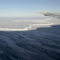 Brunt-Schelfeis am Rand der Antarktis 