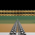 Aufbau des weltkleinsten Transistors aus Molybdänsulfid mit einem Gatter aus einem Kohlenstoff-Nanoröhrchen
