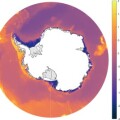 Wassertemperaturen rund um die Antarktis.